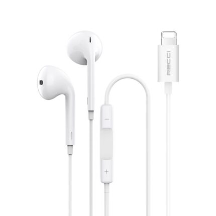 RECCI lightning Earphone REP -L28 - White