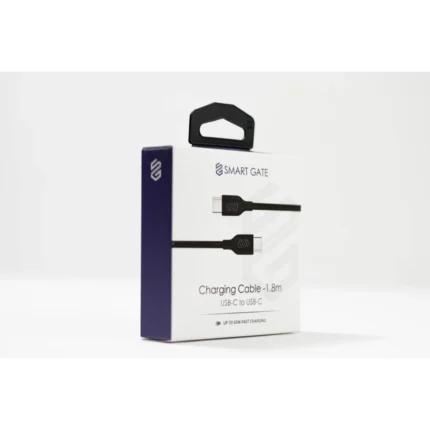 Smart Gate Cable SGCA -BCCF180B braided USB -C to USB -C Fast Shielded 1.8m Black