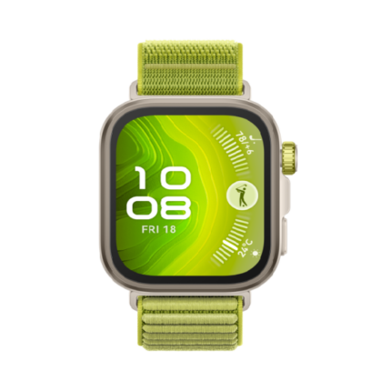 HUAWEI Watch Fit 4 Pro – Green Nylon Strap