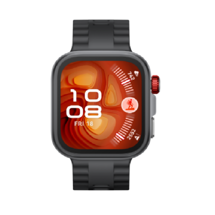 HUAWEI Watch Fit 4 Pro – Black Fluorelastomer Strap
