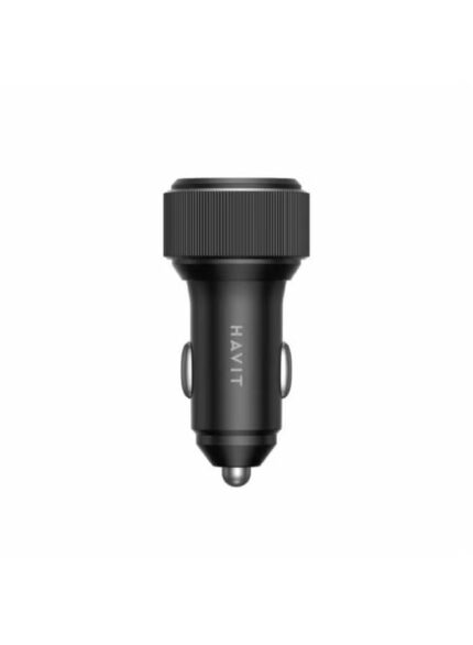 HAVIT 60W Dual PD Output Car Charger - CC2014 - Black