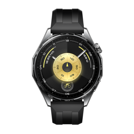 HUAWEI Watch GT6 – 46mm - Black Fluorelastomer Strap